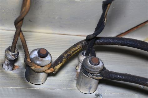 old electrical wiree in metal housing|old electrical wire types.